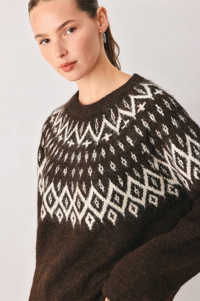 Cocoa Fair Isle Sweater