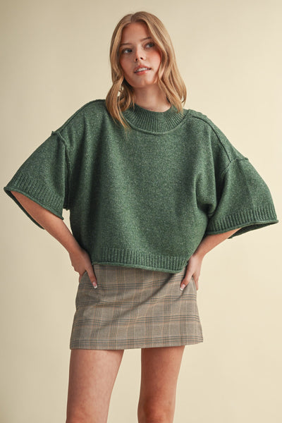 Ultrasoft Marled Knit Top