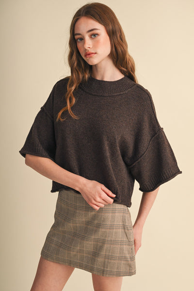 Ultrasoft Marled Knit Top