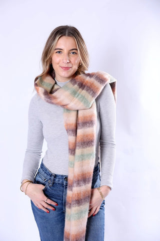 Hollis Ultrasoft Striped Scarf