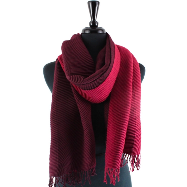 Pleated Ombre Scarf