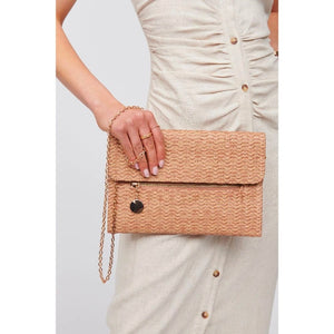 Chevron Straw Clutch