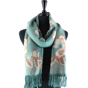 Tahiti Garden Reversible Scarf