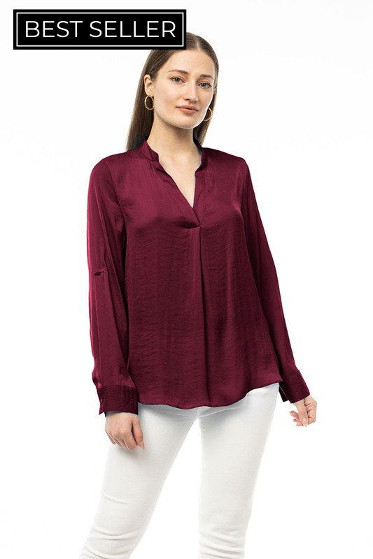 V-Neck Blouse - More Colors
