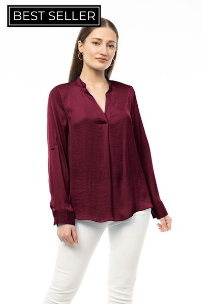 V-Neck Blouse - More Colors