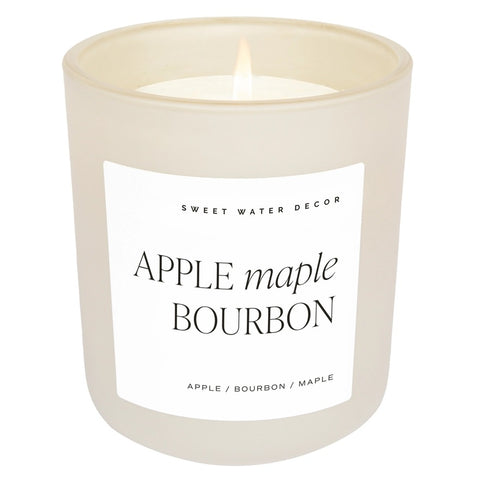 Apple Maple Bourbon 15 Oz. Soy Candle