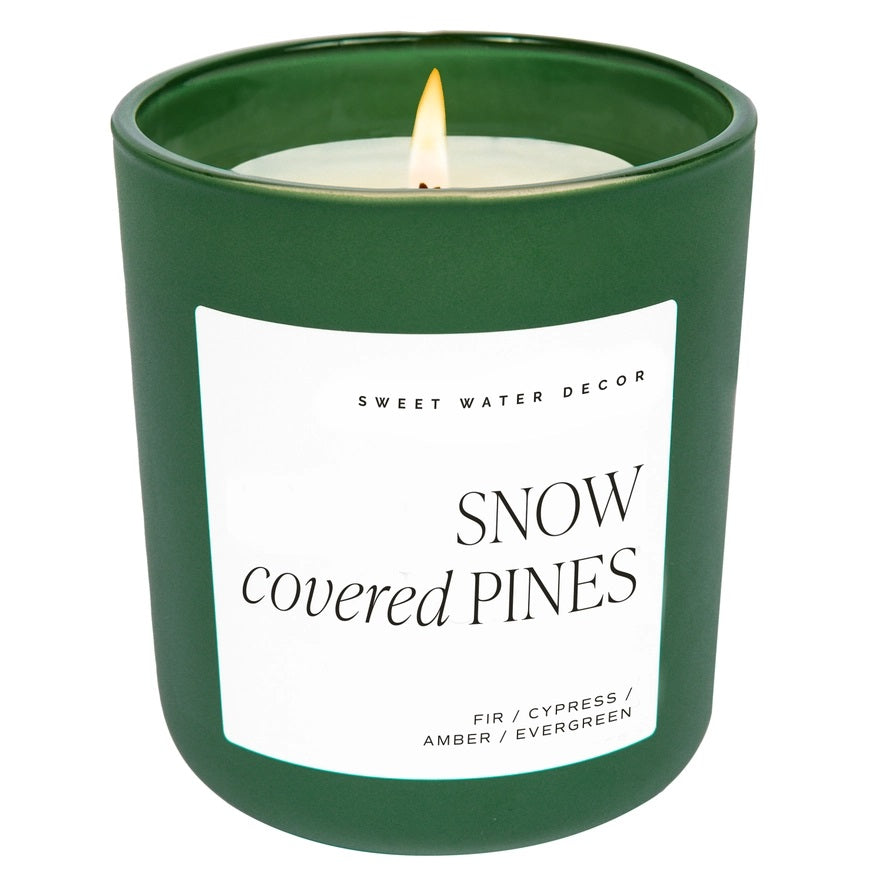 Snow Covered Pines 15 Oz. Soy Candle