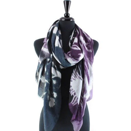 Ombre Flower Scarf