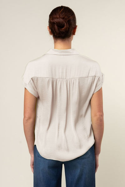 Collared Button Up Top - More Colors