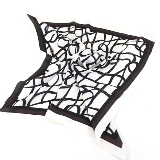 Belt Print Square Scarf