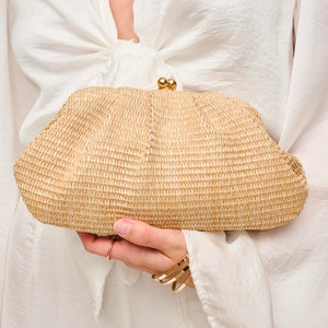 Triana Straw Pouch Clutch - More Colors