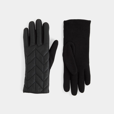 Chevron Puffer Gloves