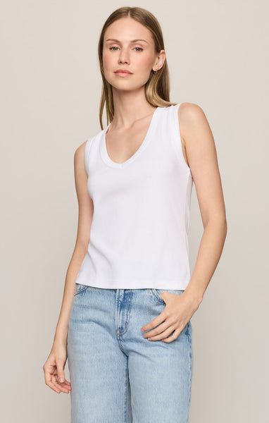 Ellie V-Neck Tank - 2 Colors