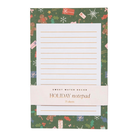 Gingerbread Holiday Note Pad