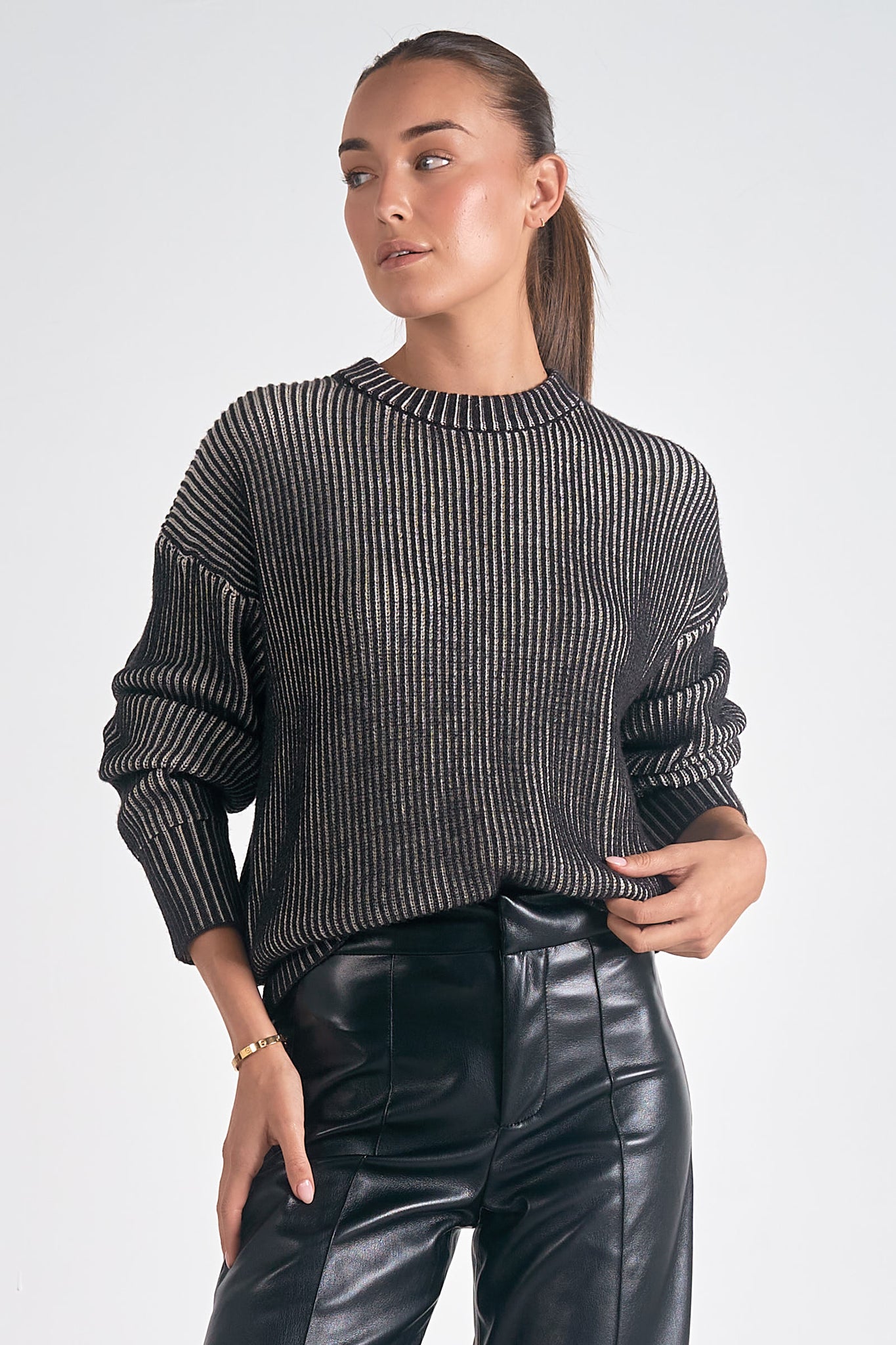 Ribbed Ombre Sweater