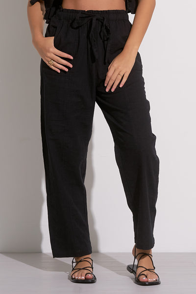 Seamed Pocket Drawstring Pants - 2 Colors