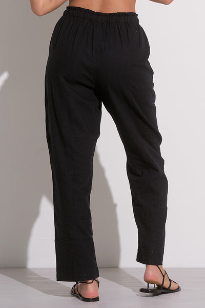 Seamed Pocket Drawstring Pants - 2 Colors