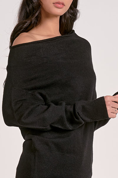 Cowl Neck Lightweight Sweater