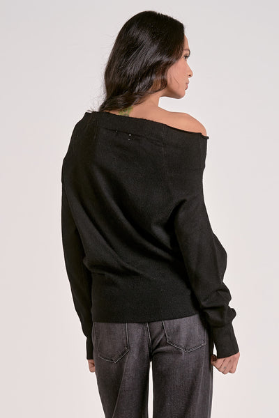 Cowl Neck Lightweight Sweater