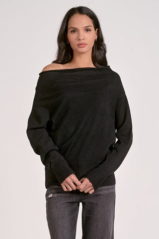 Cowl Neck Lightweight Sweater