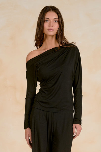 Cowl Neck Jersey Top