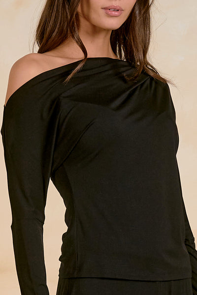Cowl Neck Jersey Top
