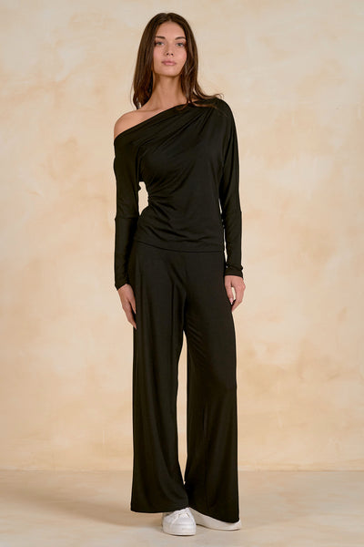 Cowl Neck Jersey Top