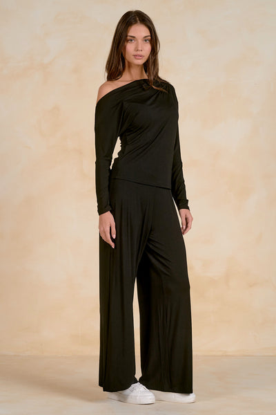 Cowl Neck Jersey Top