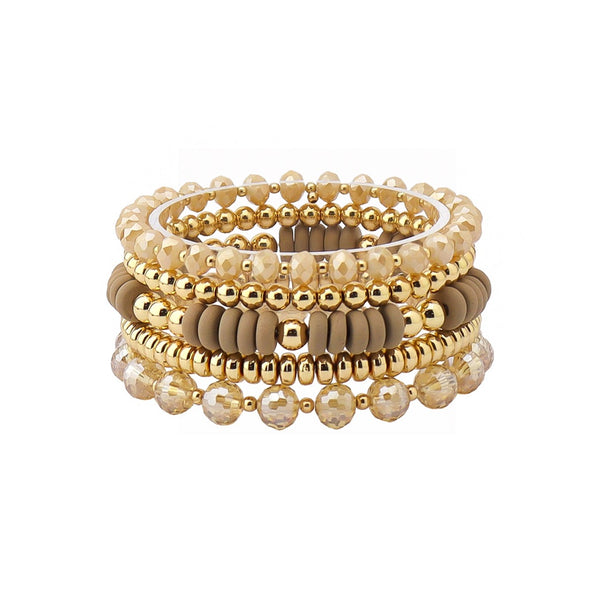 Mixed Bead Boho Bracelet Set