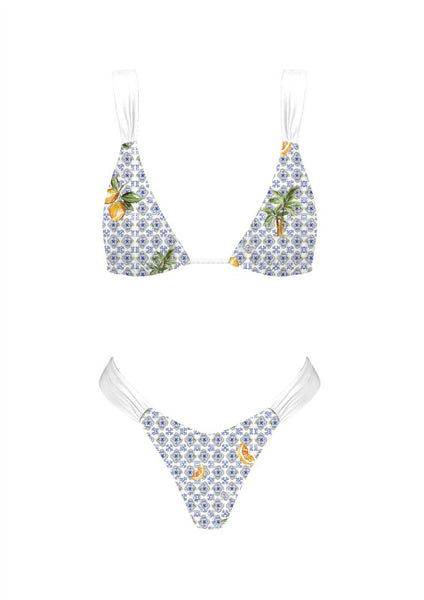 Capri Lemon Bikini Top - FINAL SALE