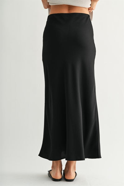 Satin Maxi Skirt - 2 Colors