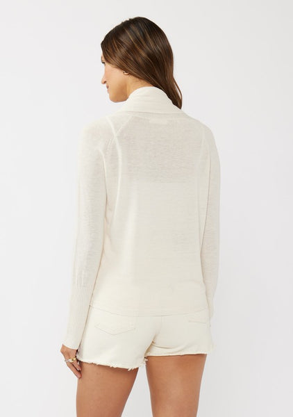 Classic Draped Open Cardigan