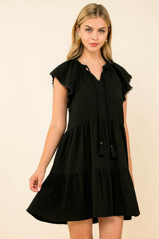 Cancun Gauze Tiered Dress