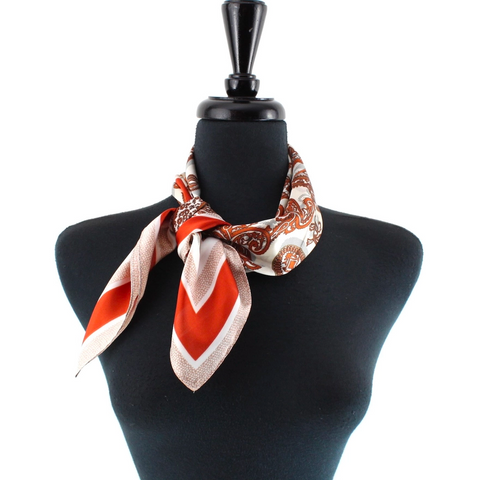 Paisley Border Square Scarf