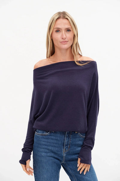 Anywhere Cowlneck Top