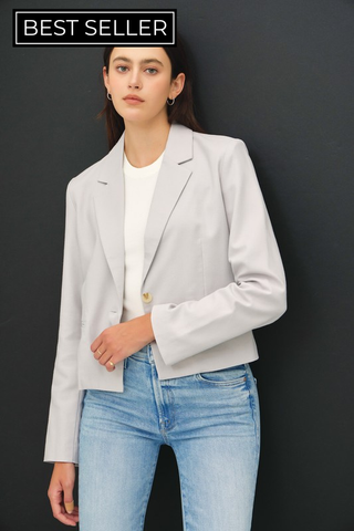 Classic Linen Blend Blazer