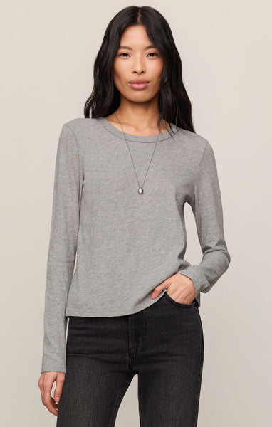 Junie Long Sleeve Cotton Tee - 2 Colors