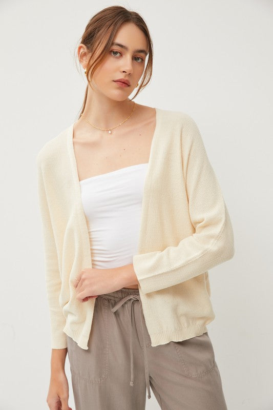 Open Front Cardigan