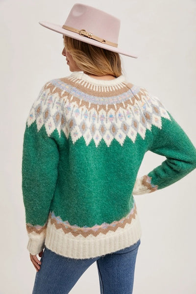 Fair Isle Knit Sweater