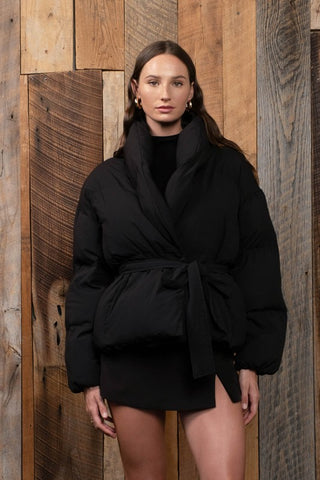 Belted Puffer Jacket