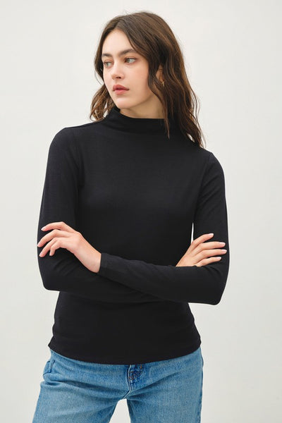 Mockneck Long Sleeve Tee