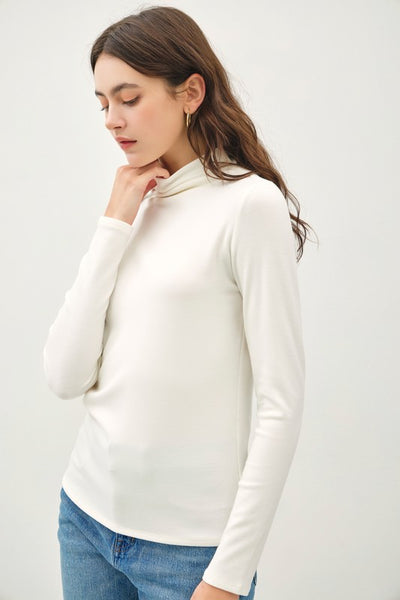 Mockneck Long Sleeve Tee