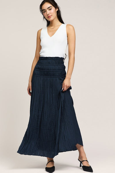 Crinkle Maxi Skirt