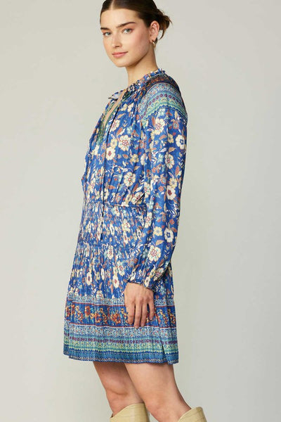 Floral Border Print Dress - FINAL SALE