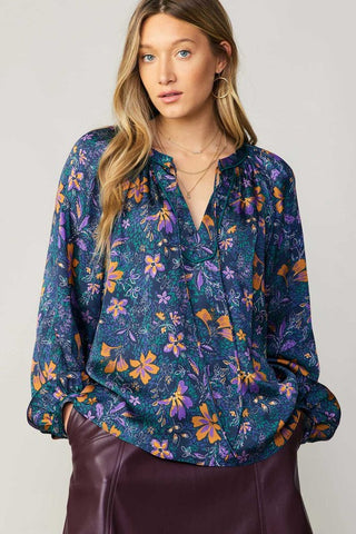 Pansy Placket Blouse