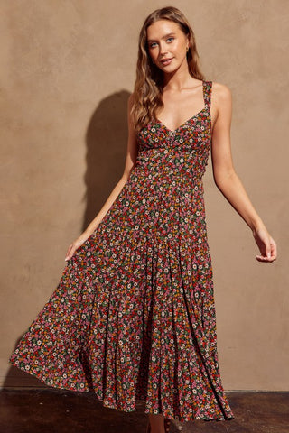 Ditsy Floral Garden Maxi Dress