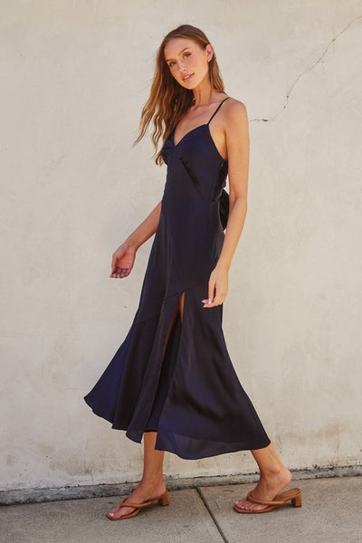 Tie Back Slip Dress