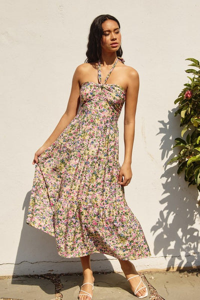 Peony Garden Maxi Dress