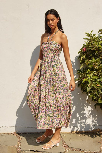 Peony Garden Maxi Dress