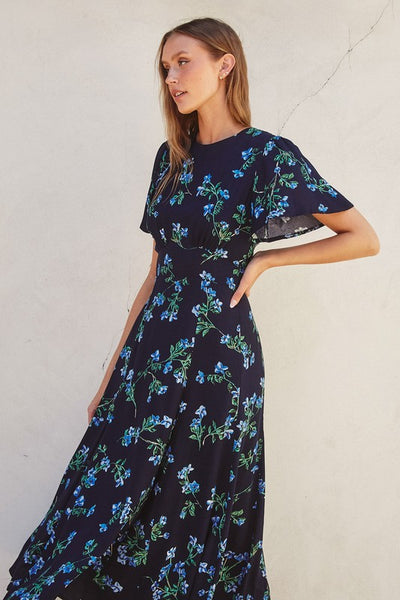 Bluebell Flutter Sleeve Dress